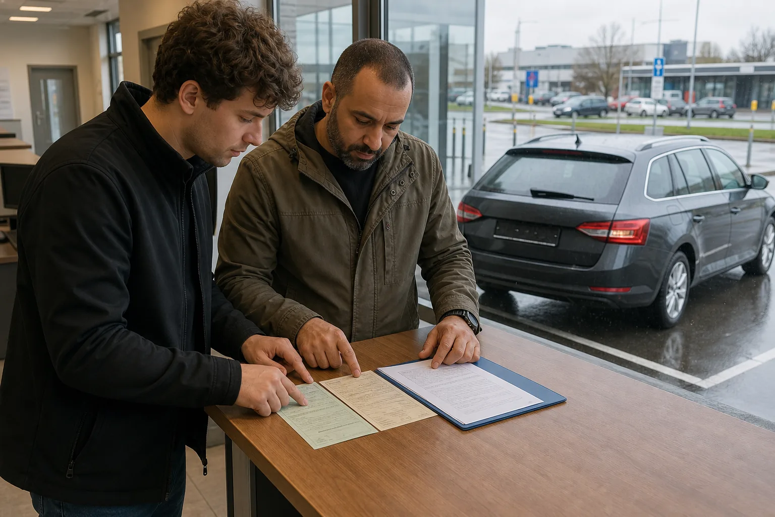 Begagnad bil från Tjeckien inför import till Sverige