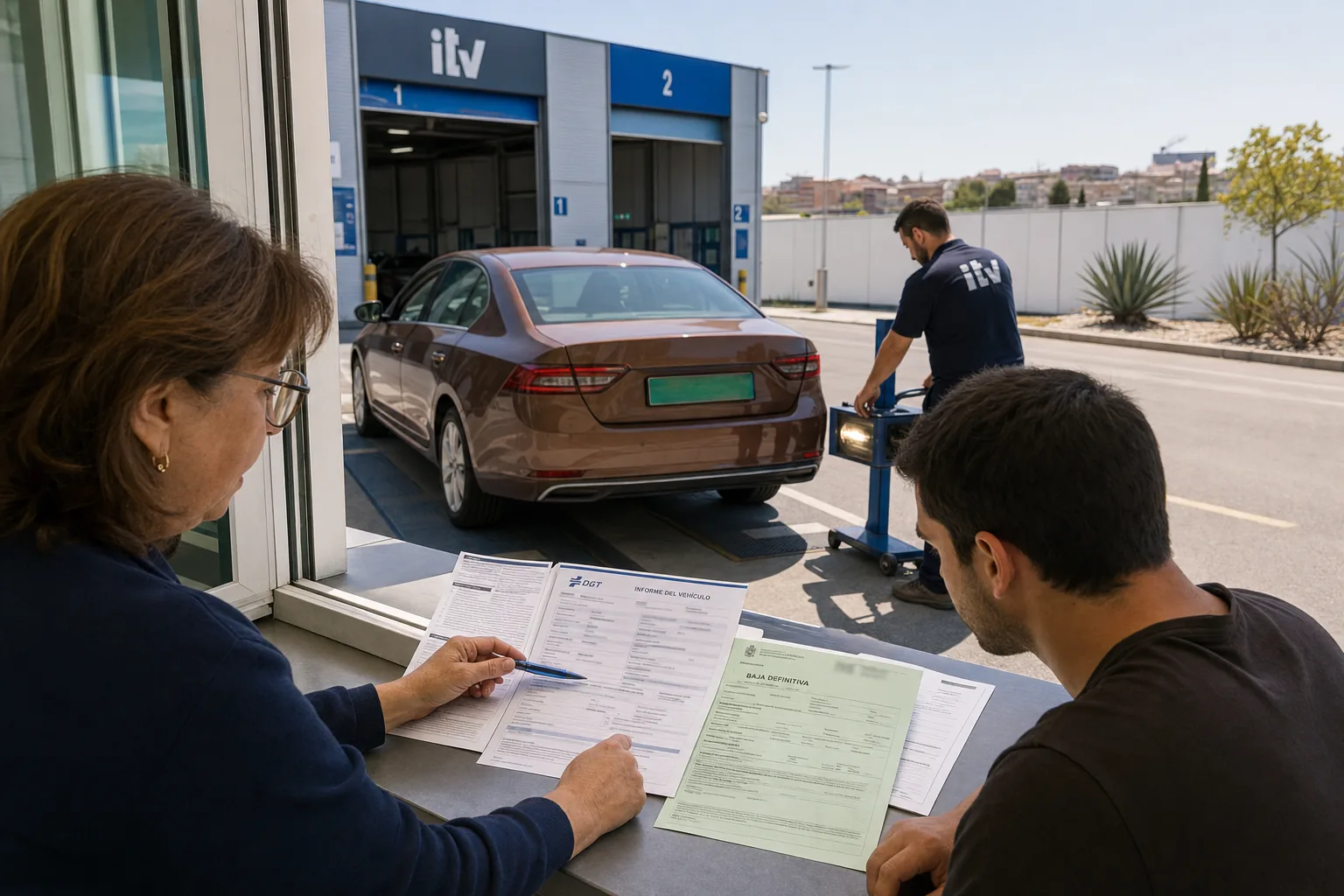 Begagnad bil från Spanien inför import till Sverige